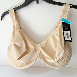 🎁5/$25 Bali Nude Satin Live it Up Seamless Full Coverage T-Shirt Underwi…